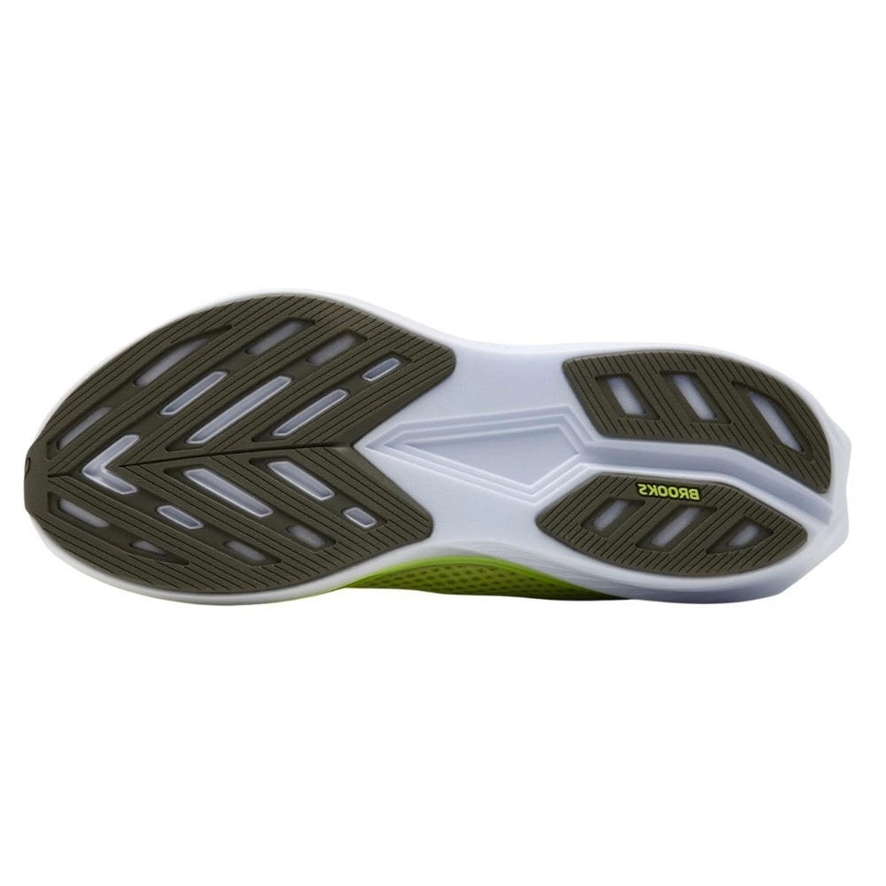Brooks Hyperion Mens Running Shoes Sunny Lime Olive White 110465 1D 369 Size 8.5 - Picture 5 of 6